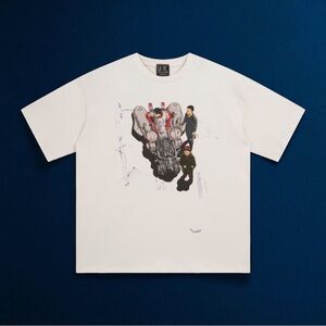 🔥White Graphic Short Sleeve Tee🔥